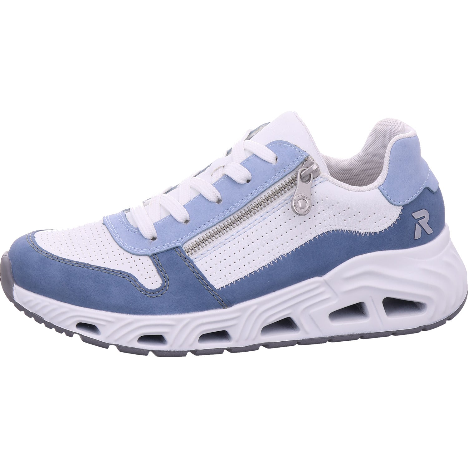Rieker women's sneakers Fsk women's low shoes in white