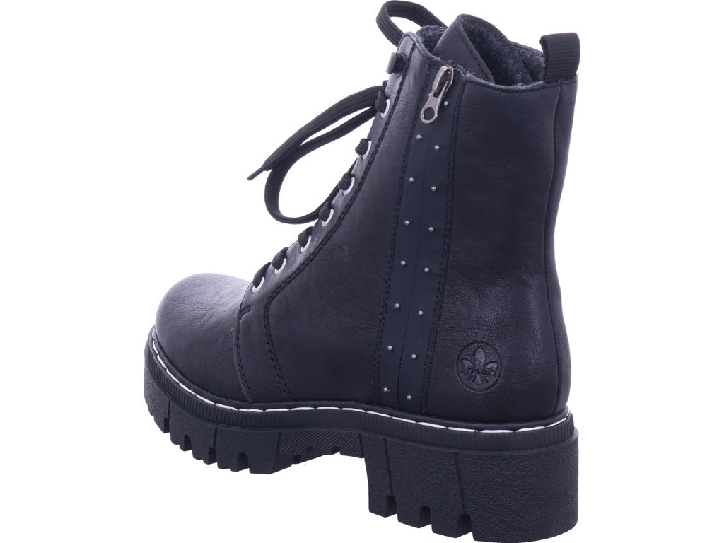 Rieker Damen Stiefel Hwk Damen Stiefel in schwarz