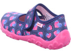 Superfit Girls' Mule Slipper Textile Bonny in Blue