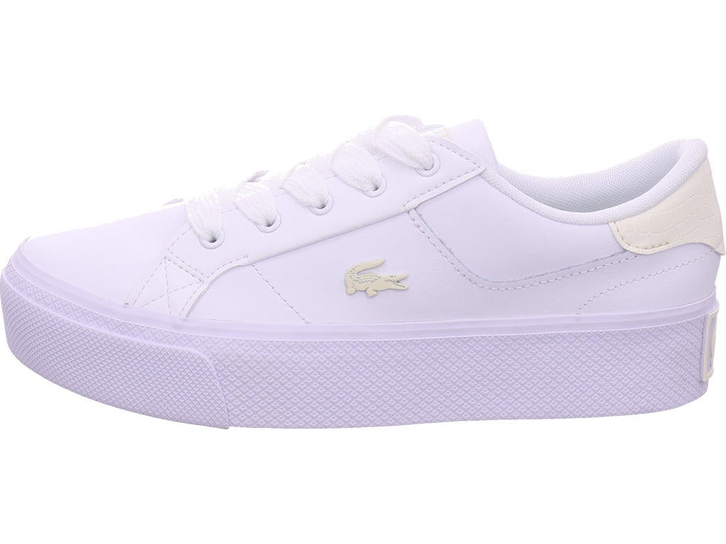 Dámské tenisky Lacoste Ziane na platformě v bílé barvě