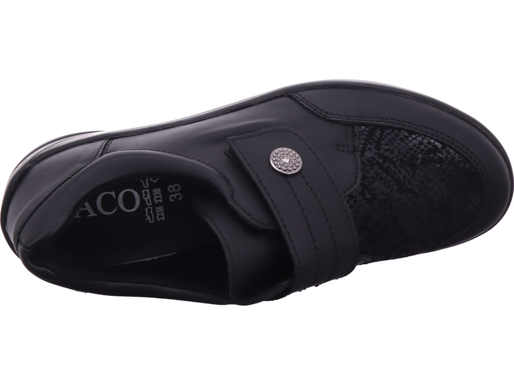 Aco Damen Slipper Nani 12 in schwarz