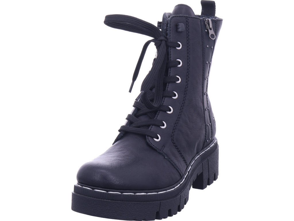 Rieker Damen Stiefel Hwk Damen Stiefel in schwarz