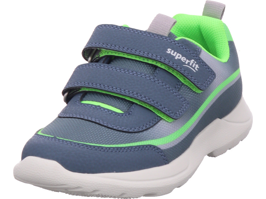 Superfit chlapecké tenisky polobotky syntetické Rush v modré