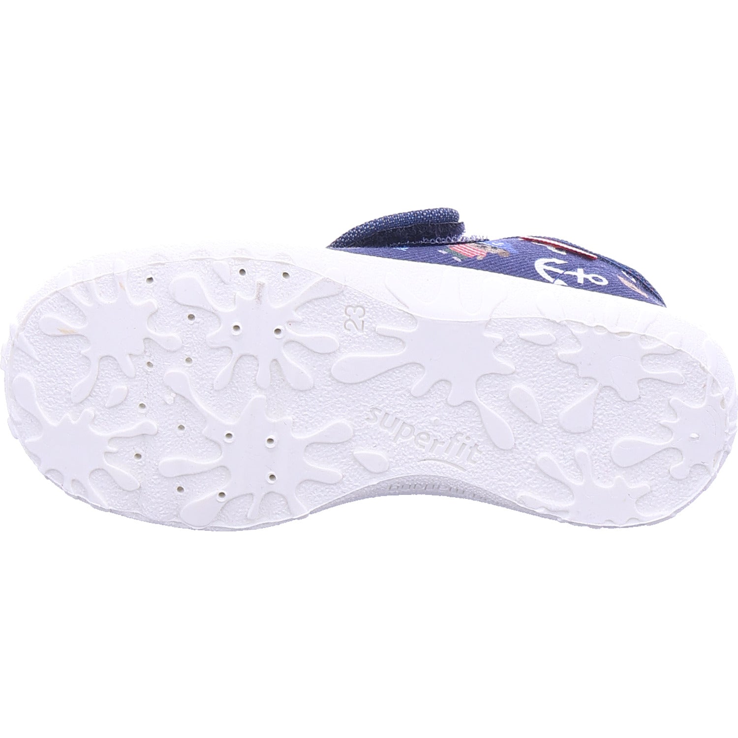 Chlapecké bačkory Superfit Spotty v modré barvě
