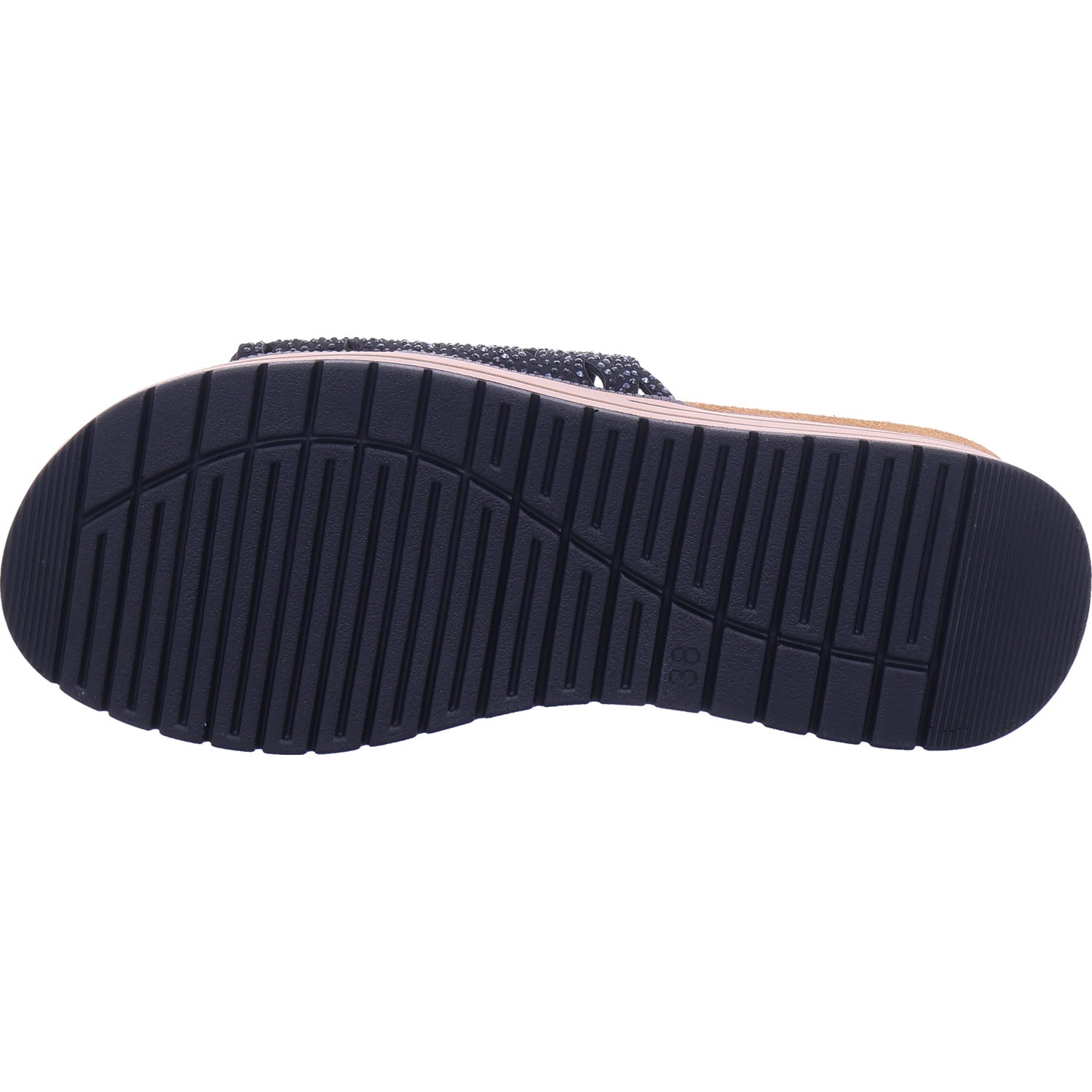 Marco Tozzi Damen Pantolette  in schwarz