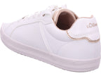 s.Oliver women's sneakers in white