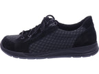 Varomed Herren Halbschuh Houston Schnürschuh Weite K in schwarz
