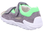 Superfit Jungen Sandale Sandale Leder \ Flow in grau