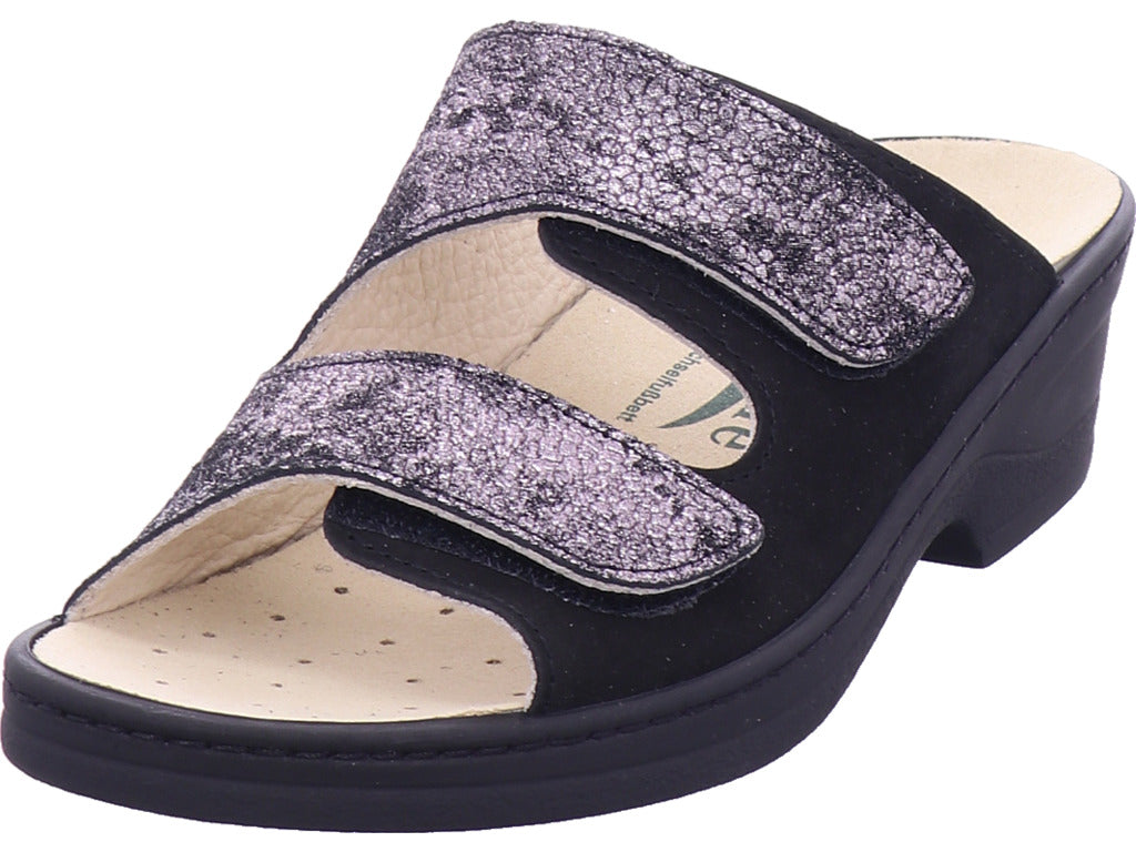 Algamare Damen Pantolette  in schwarz
