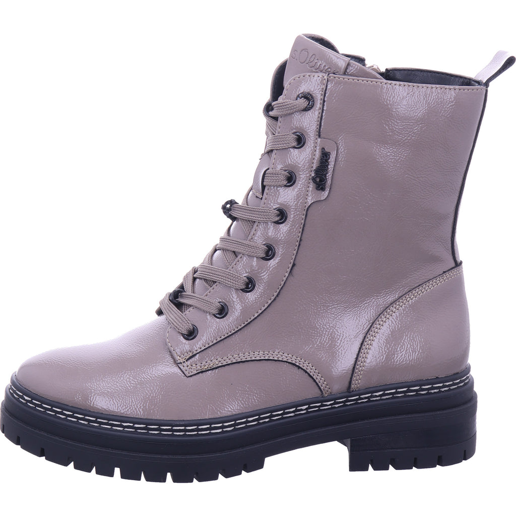 s.Oliver Damen Stiefelette  in sand-taupe