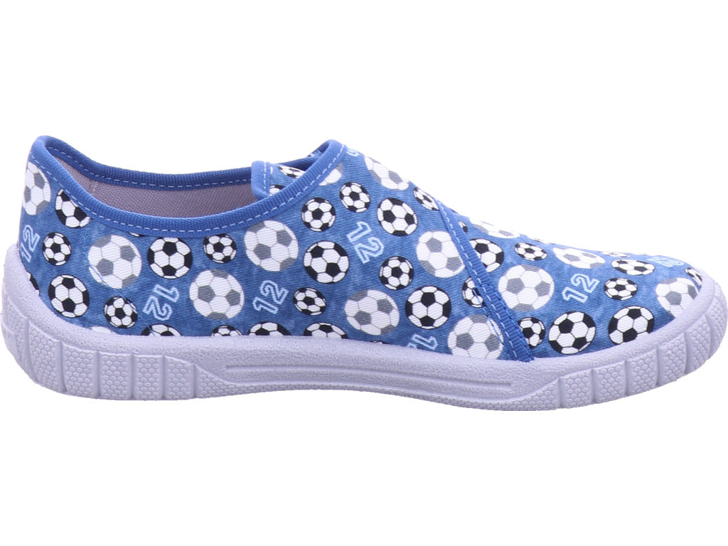 Chlapecké pantofle Legero, textilní pantofle, Bill v modré barvě