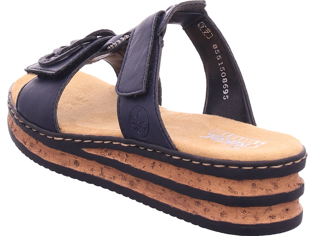Rieker Women's Mule in blue