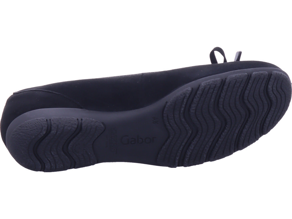 Gabor Damen Ballerina  in schwarz