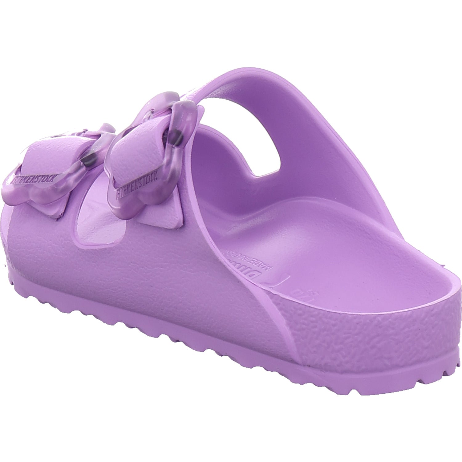 Birkenstock Girls' Arizona Flower Eva Mule in Lilac