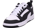 Puma boys' low-top shoe Rebouns V6 Lo Jr in black