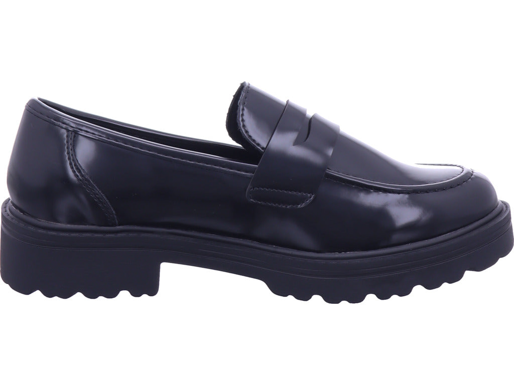 shoe-world Damen Slipper  in schwarz