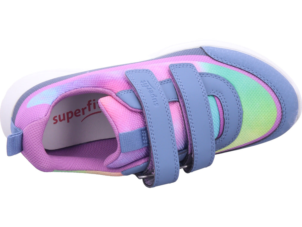 Superfit Mädchen Halbschuh Halbschuh Synthetik \ Rush in blau