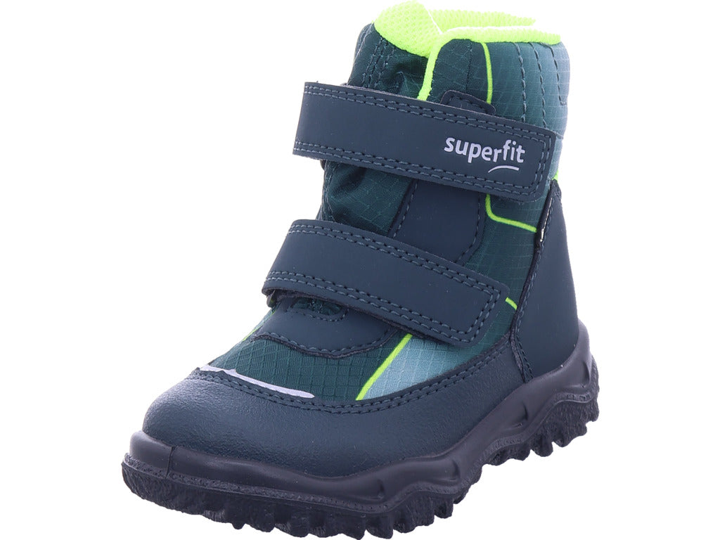 Superfit Boys' Moon Boots Textile \ Husky in Green
