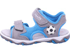 Superfit   Sandale Leder \ Mike 3.0 in blau