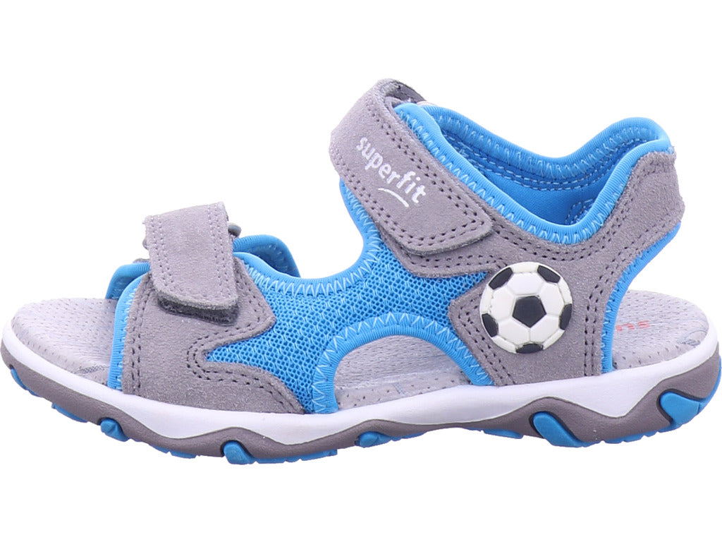 Superfit   Sandale Leder \ Mike 3.0 in blau