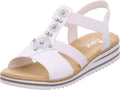 Rieker Damen Sandalette Fsk Damen Sandalen in weiß