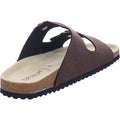 Planet Footwear Herren Pantolette He.-Tieffussbett Pantoletten in braun