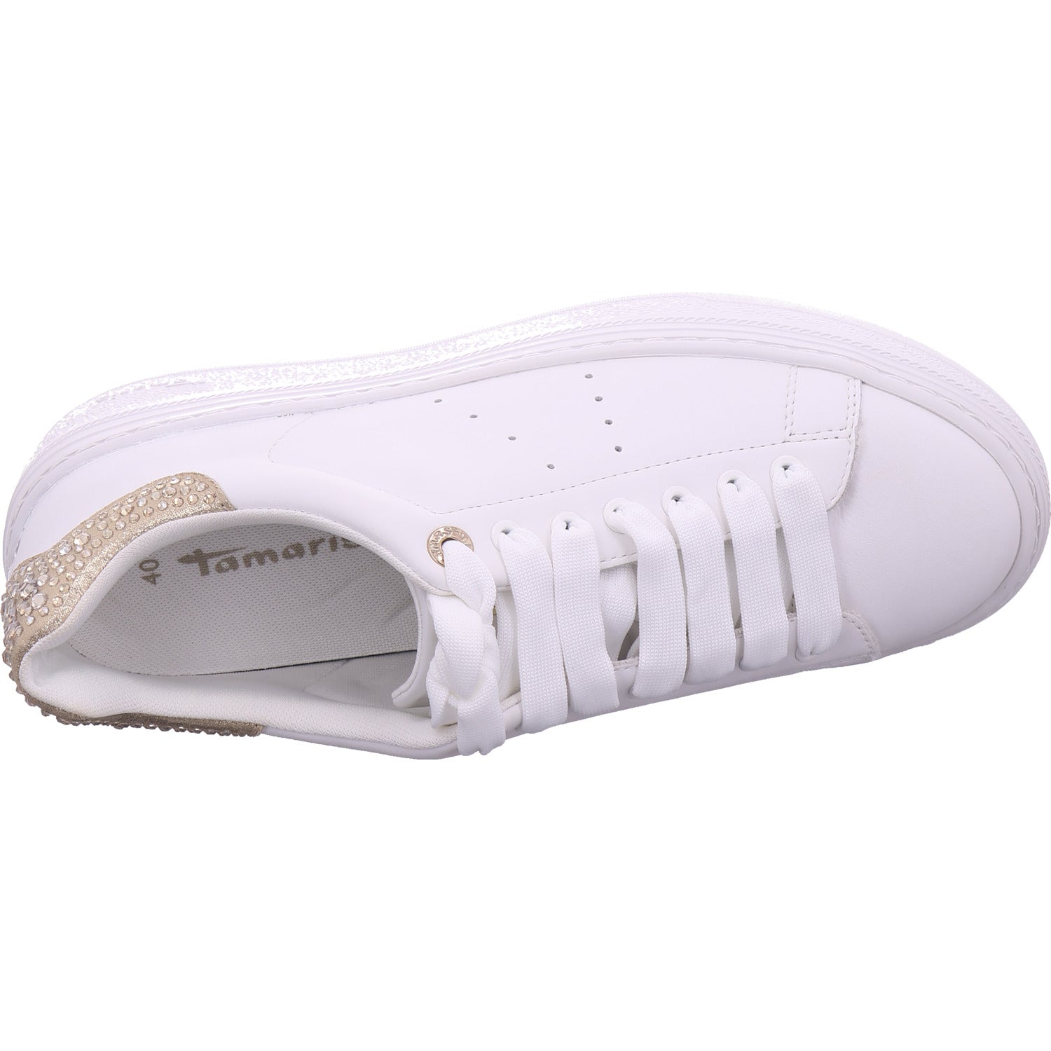 Tamaris Damen Sneaker  in weiß
