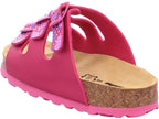 BOLD Mädchen Pantolette Pink Herz in rot
