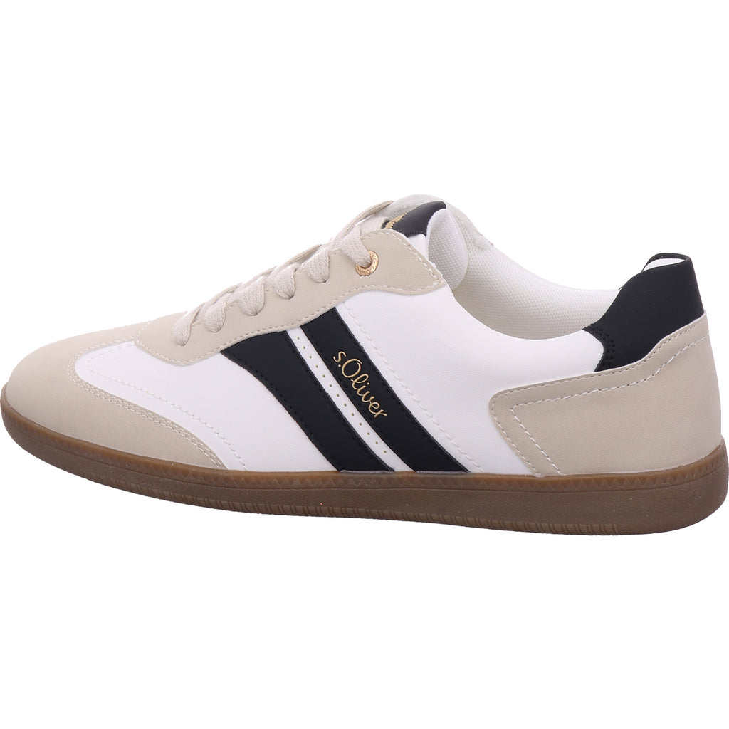 s.Oliver women's sneakers in beige