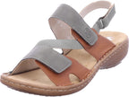 Rieker Damen Sandalette Fsk Damen Sandalen in grün