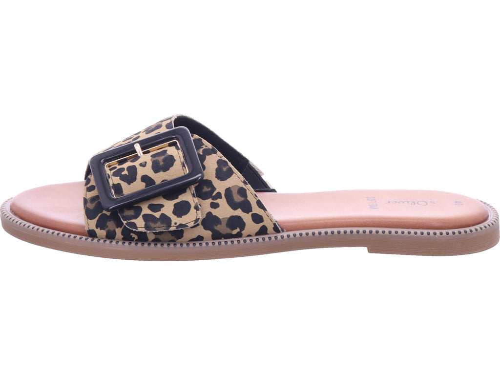 s.Oliver Damen Pantolette  in beige