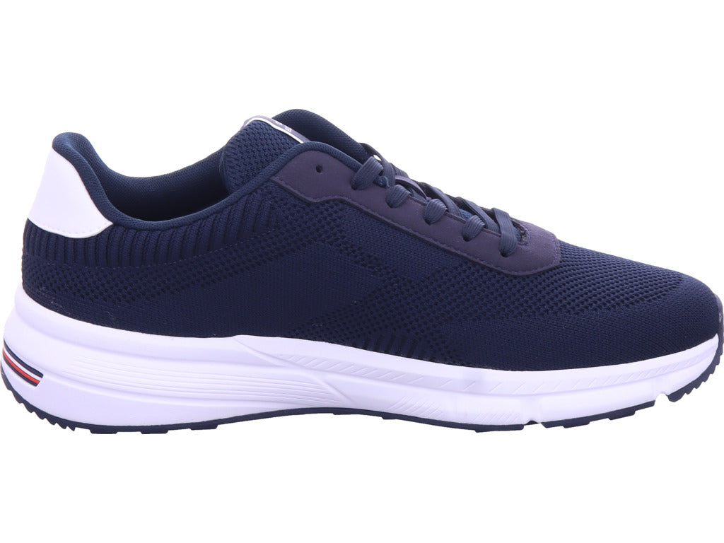 Tommy Hilfiger Pánské tenisky Lightweight Rwb Knit v modré barvě