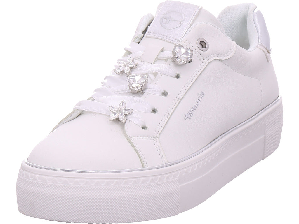 Tamaris women's sneakers in white