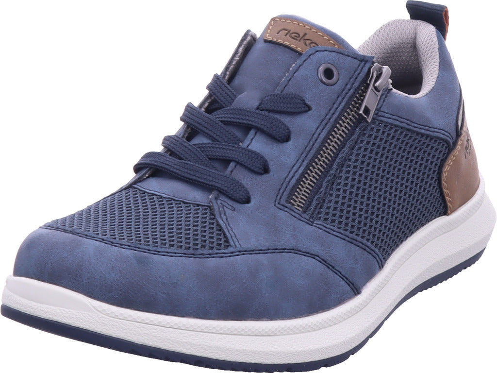 Rieker Herren Sneaker Fsk Herren Halbschuhe in blau