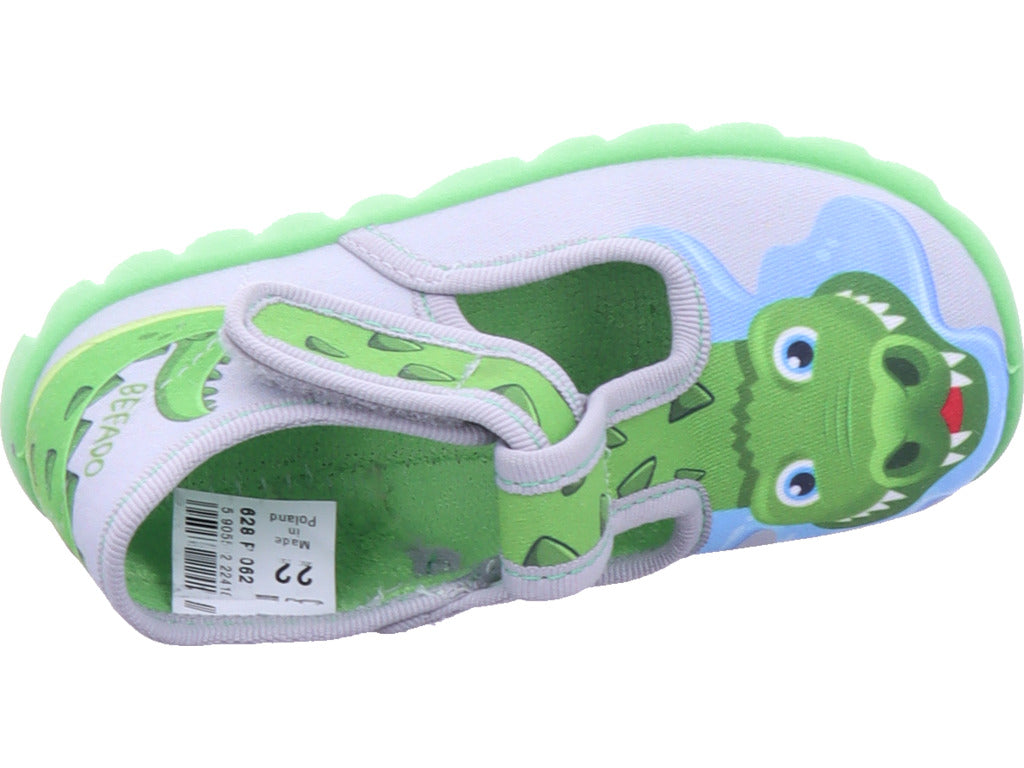 befado Unisex - Kinder Hausschuh  in grün