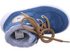 Superfit Boys' Moon Boots Leather Ankle Boots | Groovy in Blue