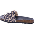 Verbenas Damen Pantolette  in schwarz