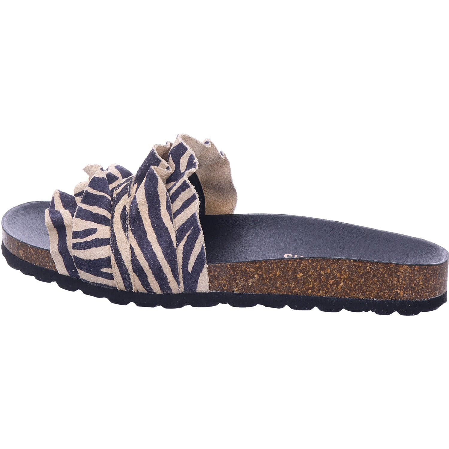 Verbenas Damen Pantolette  in schwarz