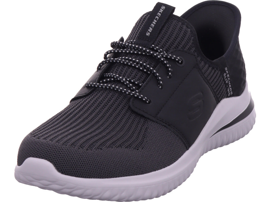 SKECHERS Men's Sneakers Delson in Black