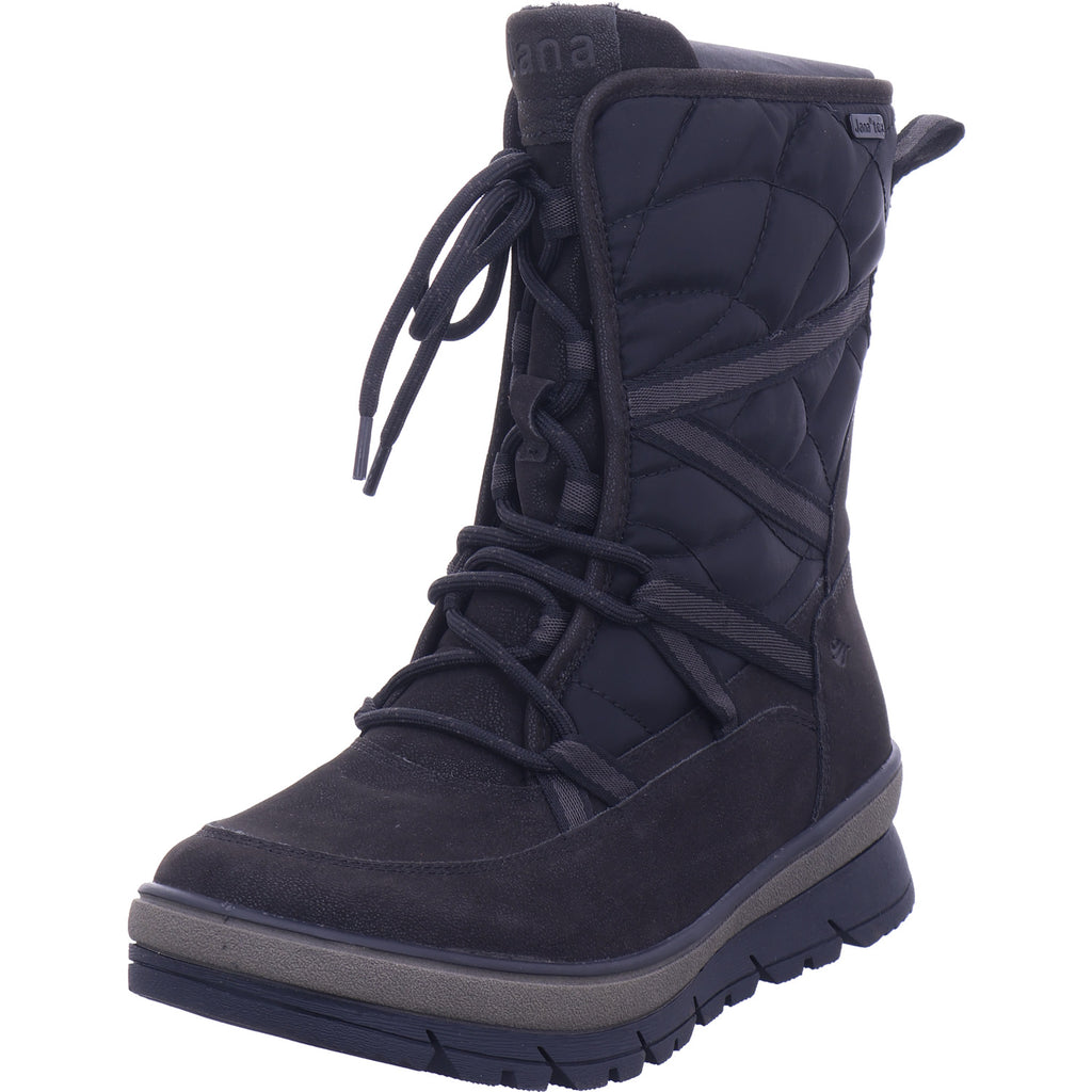 Jana Damen Moonboots  in schwarz