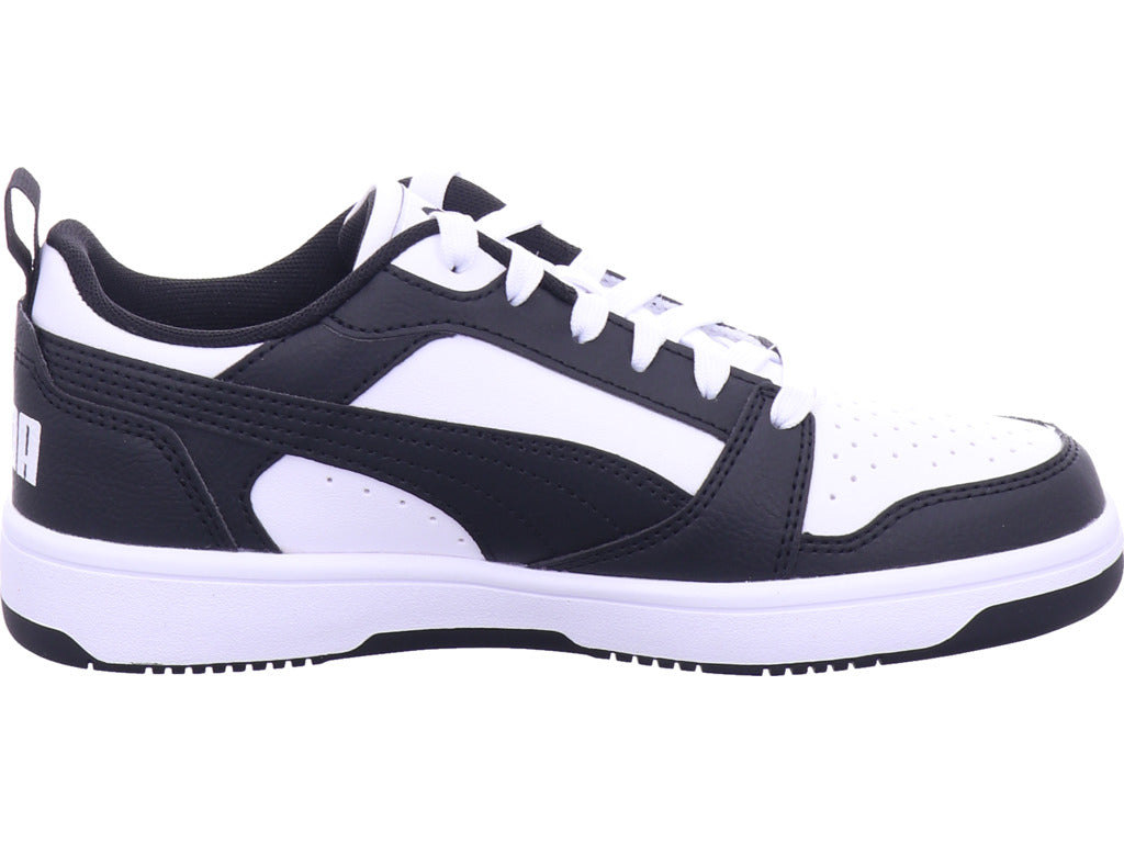 Puma Women's Low Top Shoe Rebound V6 Lo Jr in Black
