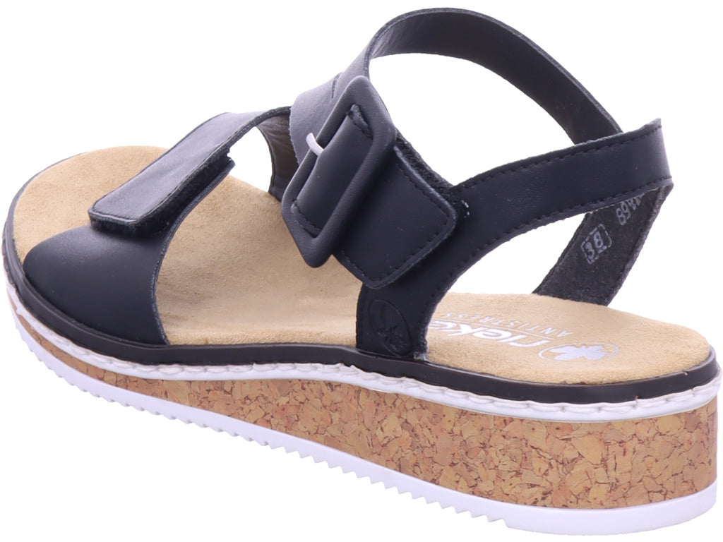 Rieker Women's Sandals Fsk Women's Sandals in black
