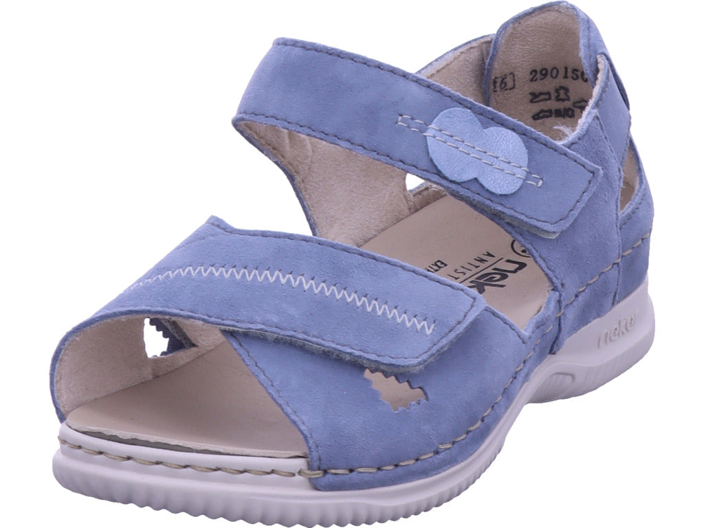 Rieker Damen Sandalette Fsk Damen Sandalen in blau