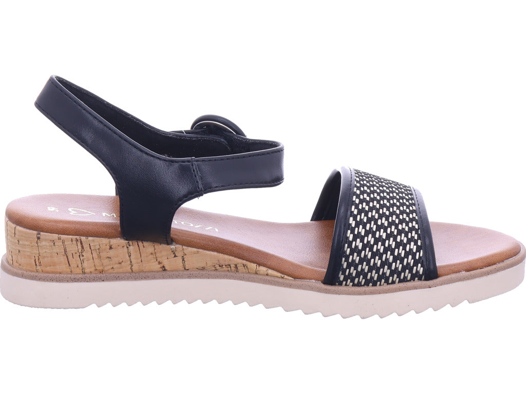 Marco Tozzi Damen Sandalette M2871046 in schwarz