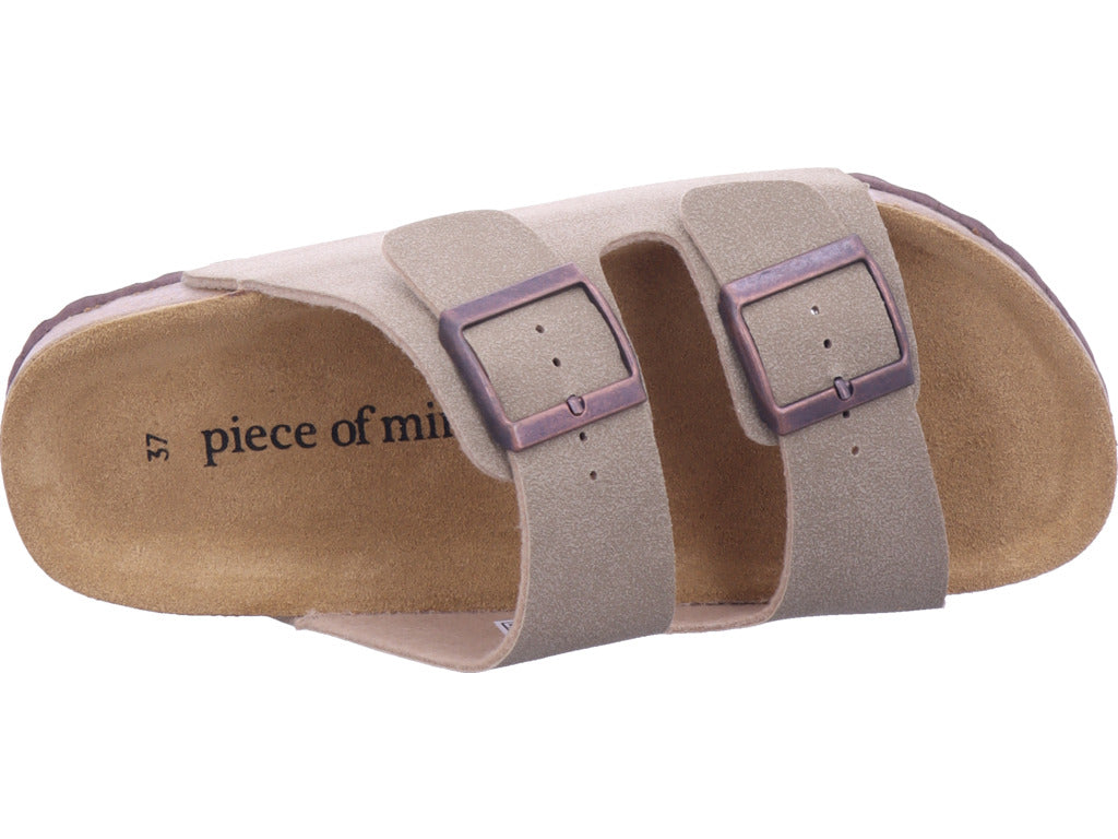 Planet Footwear Damen Pantolette  in beige