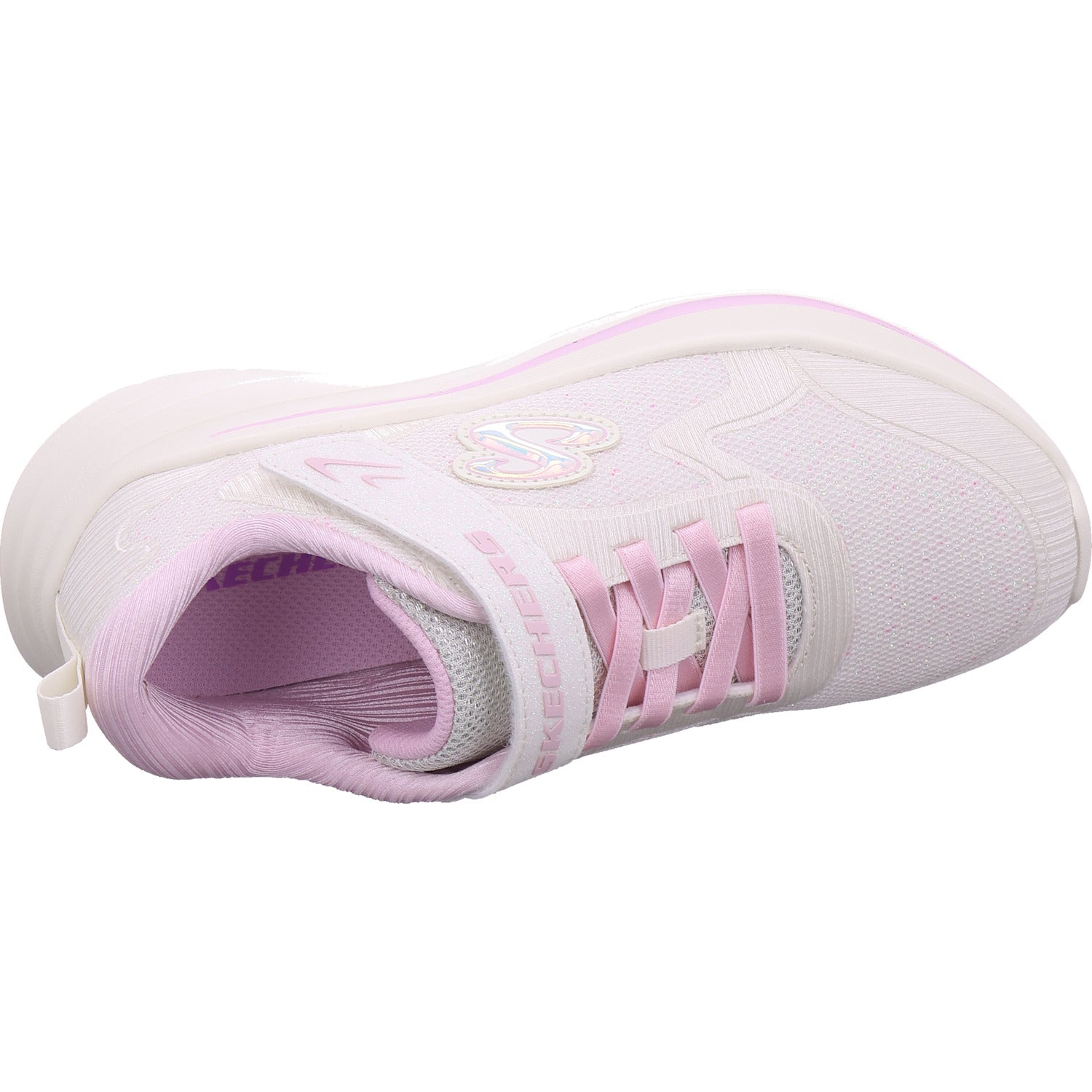 SKECHERS dívčí sportovní obuv Nat Wave 92 v bílé barvě