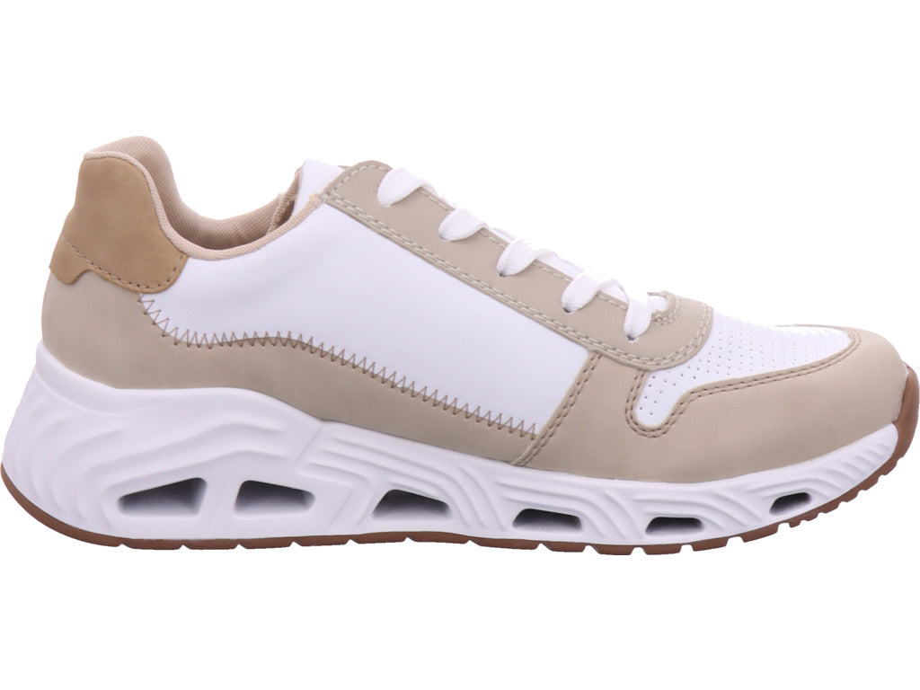 Rieker women's sneakers Fsk women's low shoes in white