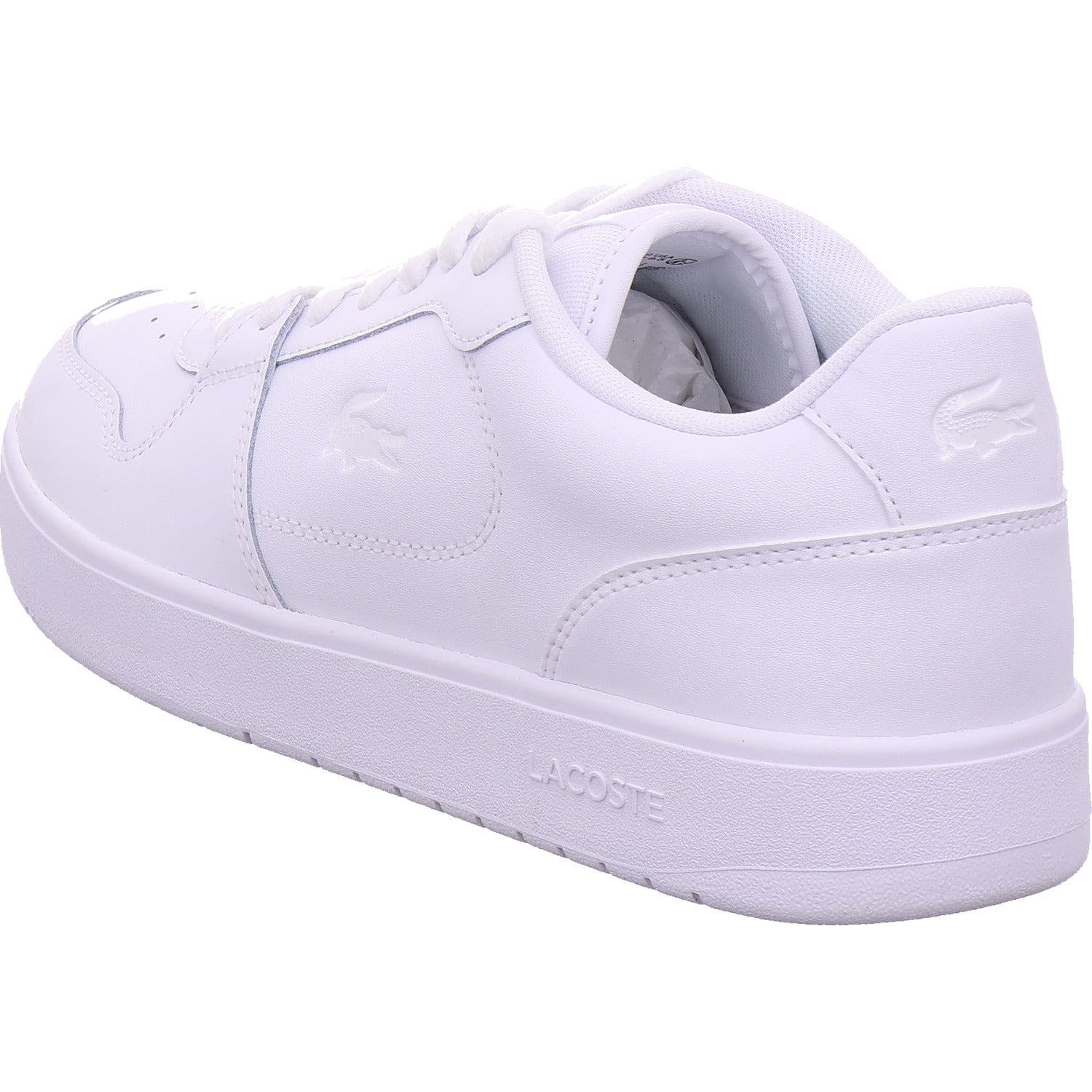 Lacoste Men's Low Top Mens Court Ace Sneakers in white