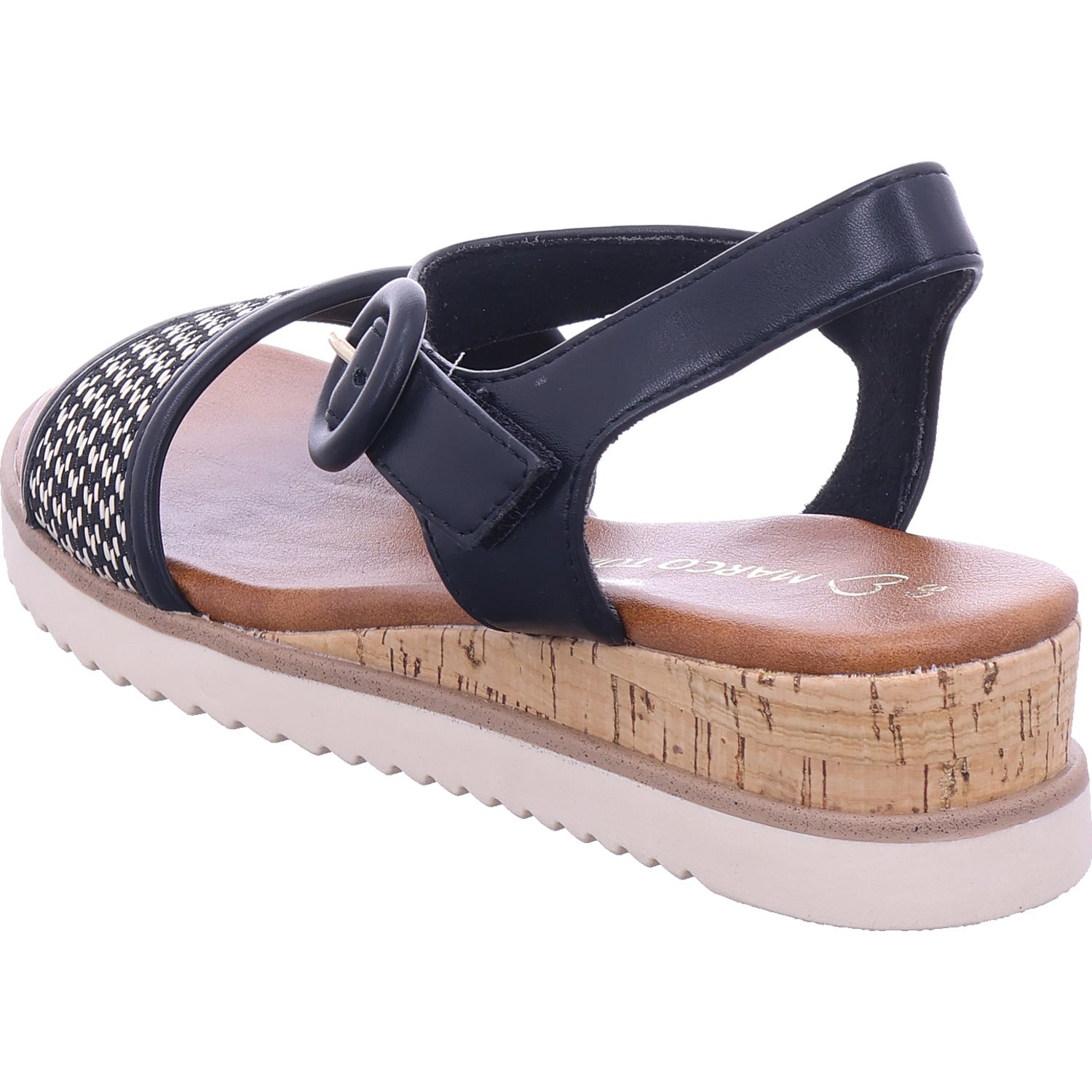 Marco Tozzi Damen Sandale  in schwarz