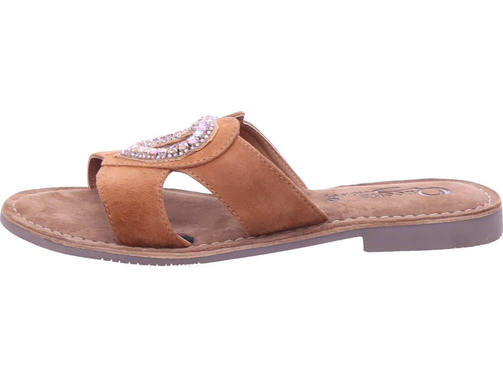 Queens women's mule in brown